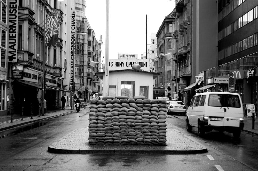 Checkpoint Charlie. 