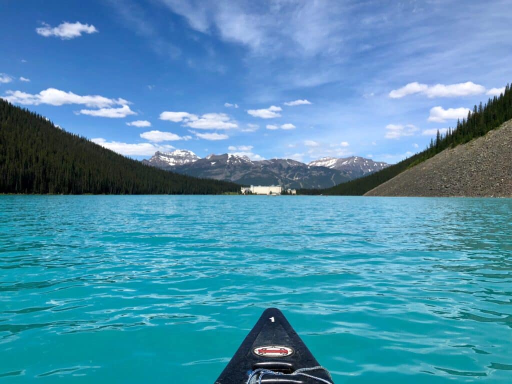 Lake Louise is one of the best things to do in Banff in winter.