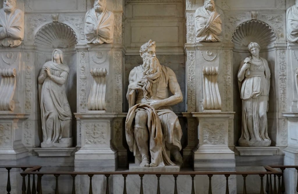Michelangelo's Moses is a must-visit.