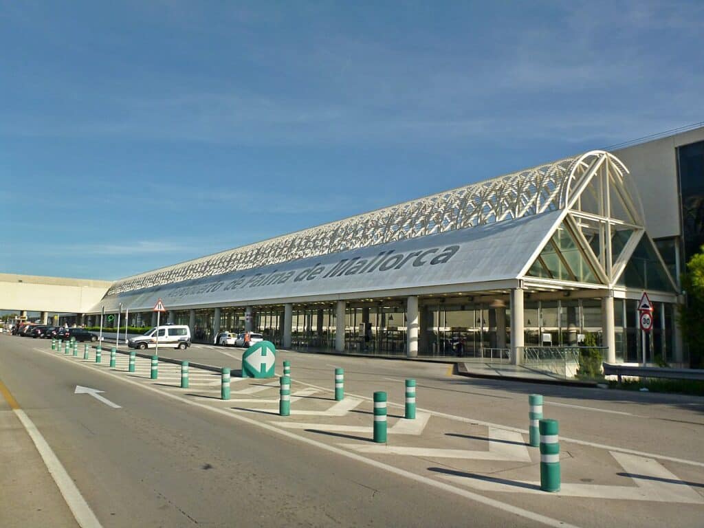 This is a Spanish island airport.
