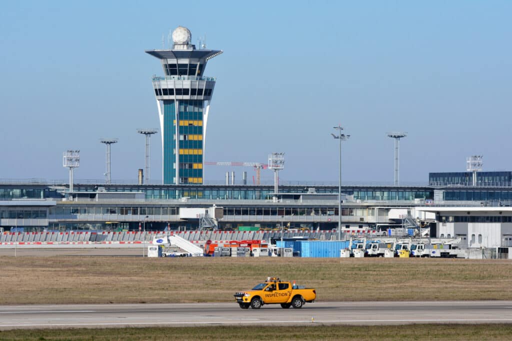 Orly Aiport is one of the busiest airports in Europe.