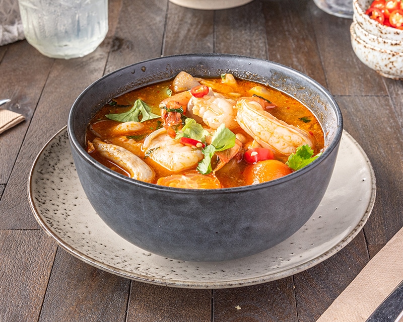 Tom Yum is one of the most delicious Thai dishes.