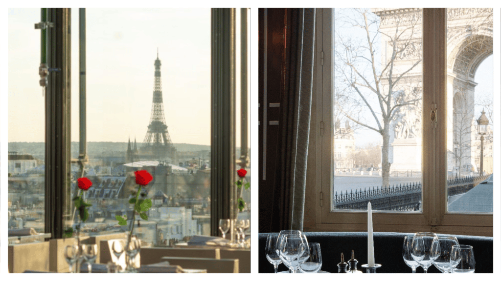 Top 10 best restaurants with a view in Paris.