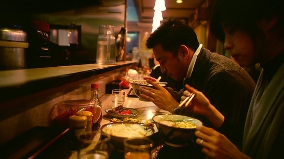 Slurping noodles is a sign of politeness.