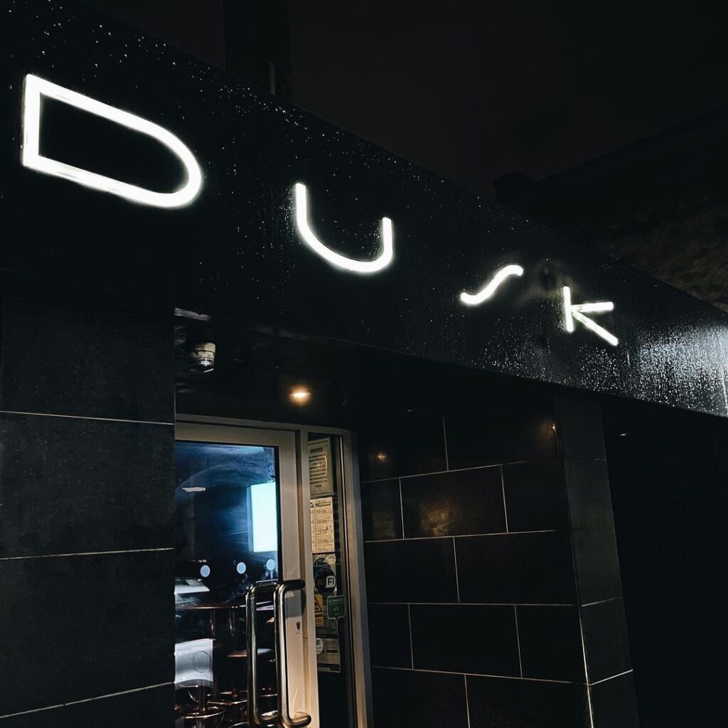 Dusk Bar serves fancy tapas and cocktail classes.
