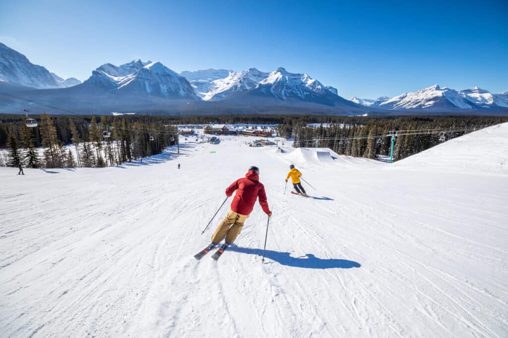 Lake Louise is the perfect skiing destination.