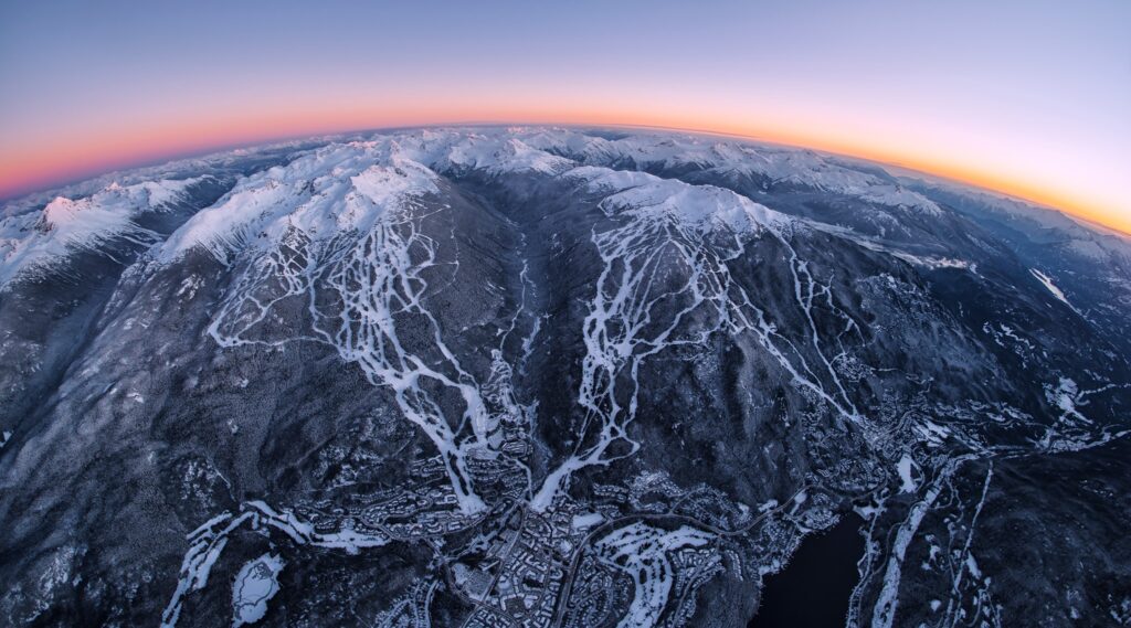 Whistler Blackcomb is one of the best for adventurous skiiers.