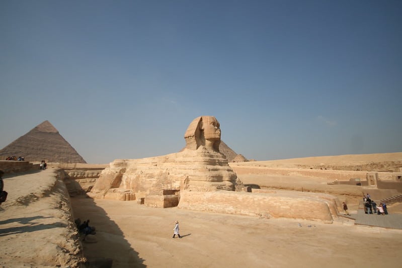 The Great Sphinx is one of the most famous statues in the world.