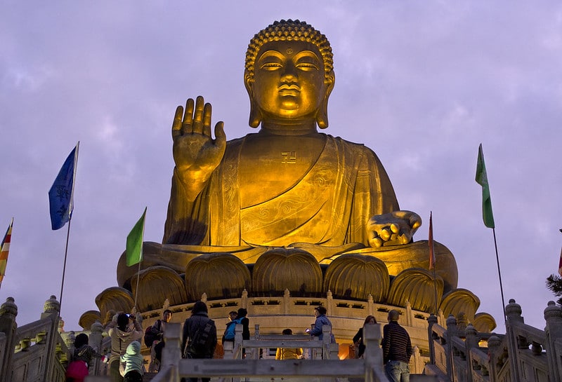Tian Tan Buddha is one of the most famous statues in the world.
