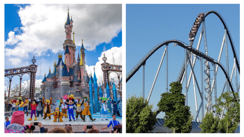 Top 10 best theme parks in Europe.