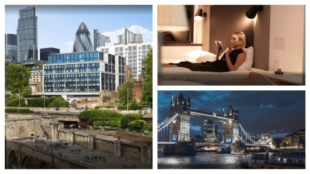 Citizen M is one of the best hotels with a view in London.