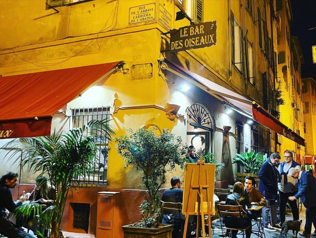 Le Bar des Oiseuax is one of the best restaurants in Nice.