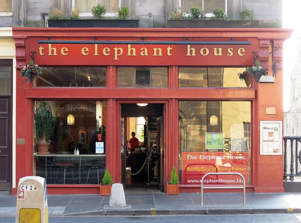 The Elephant House is where J.K. Rowling penned Harry Potter.
