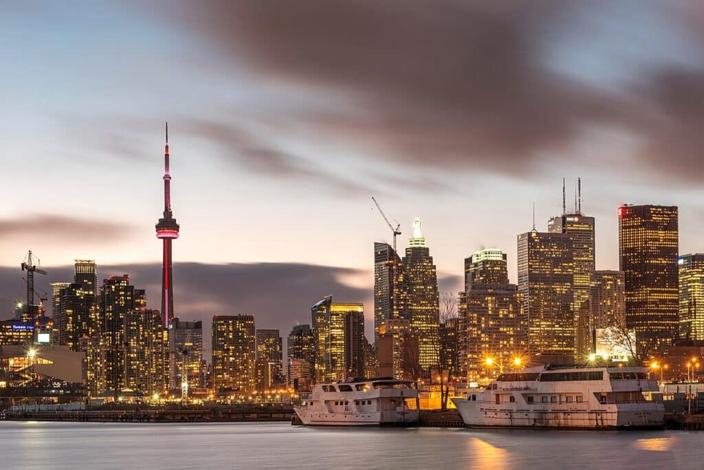 An image of the Toronto skyline.