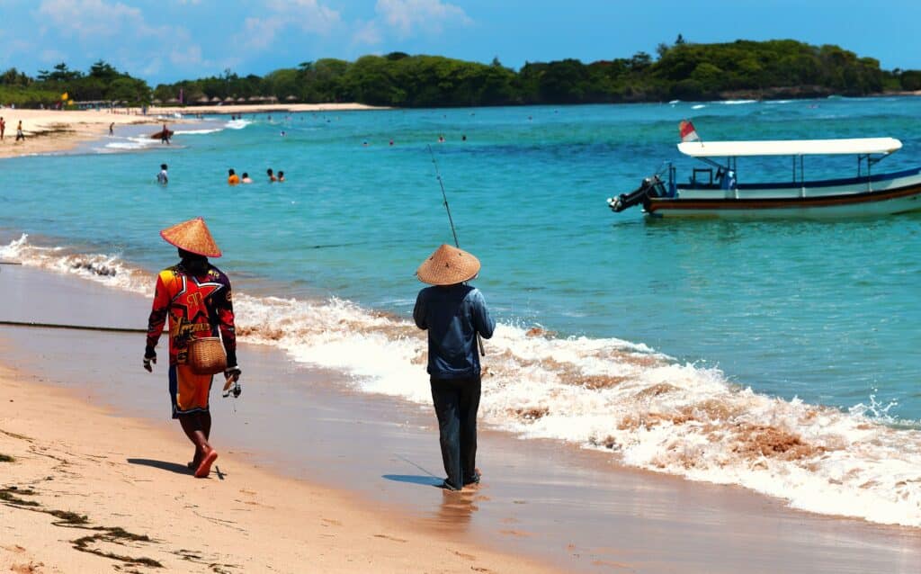 Indonesia is one of the best countries in the world for solo travel. Pictured is a beach in Bali.