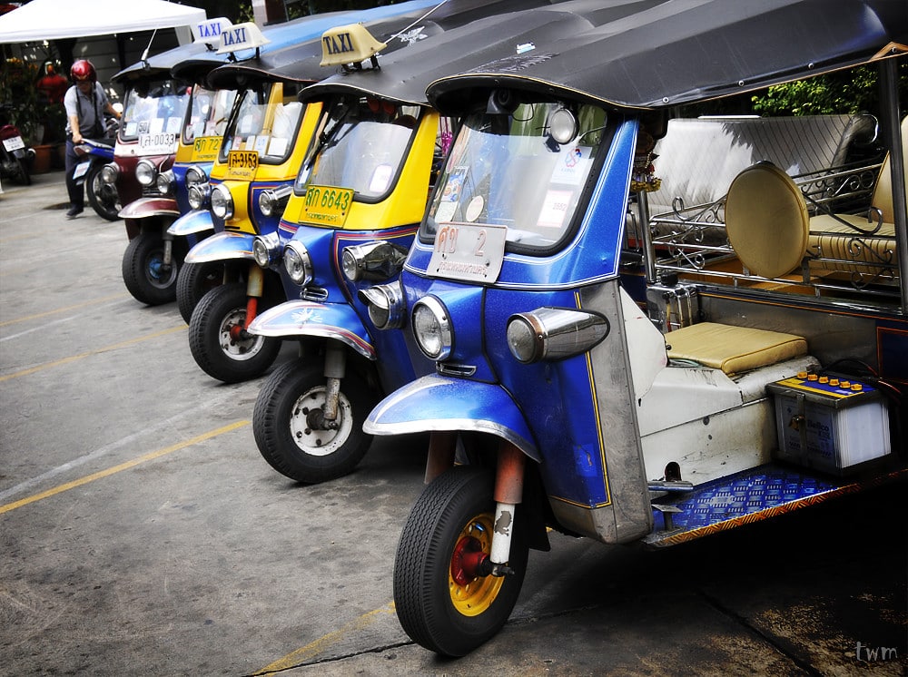 Tuk tuks are something you need to know before moving to Thailand.