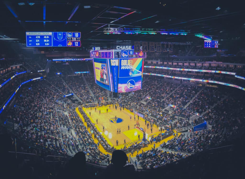 Chase Center is one of the best NBA stadiums for atmosphere.