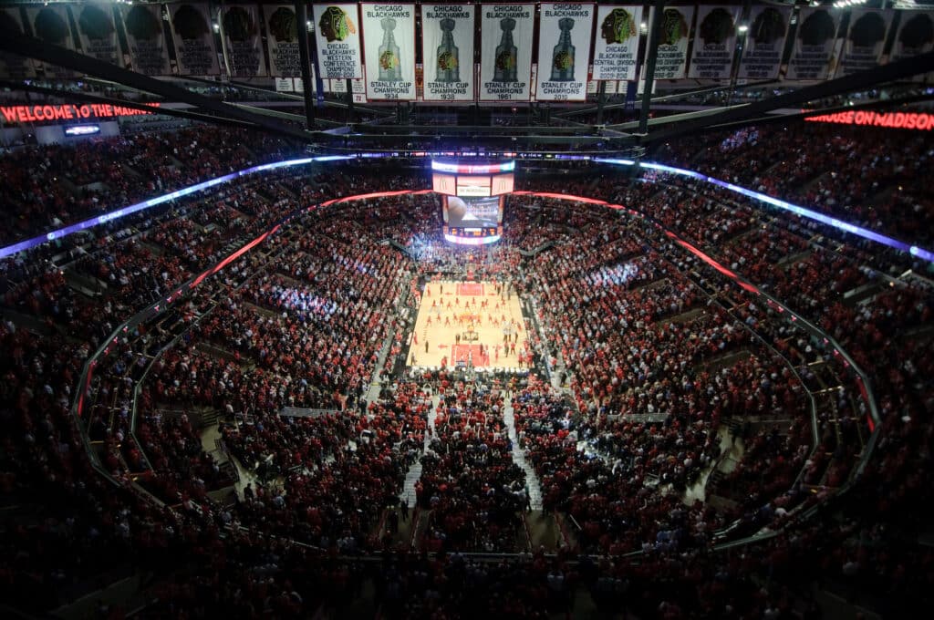 The United Center is one of the best NBA stadiums for atmosphere.