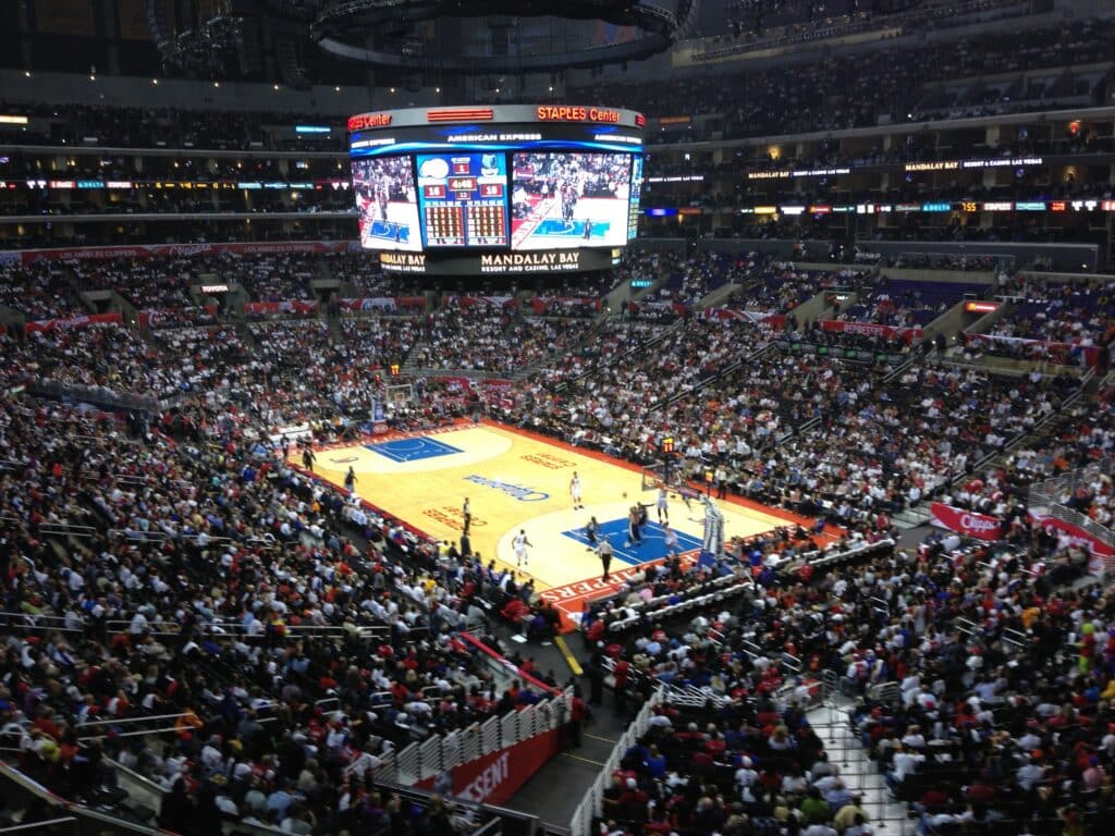 Staples Center is one of the best NBA stadiums for atmosphere.