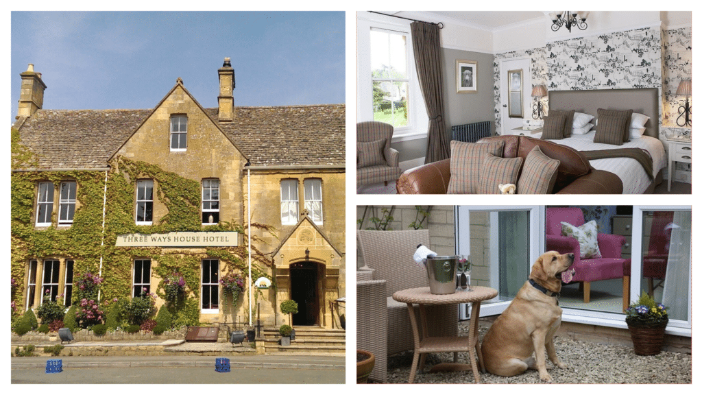 Three Ways House Hotel is one of the best dog-friendly hotels in the Cotswolds.