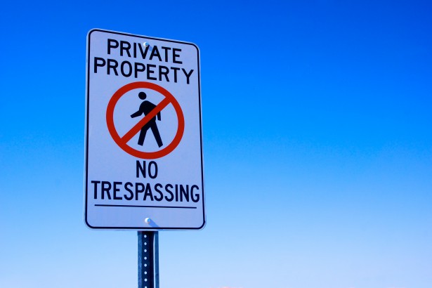 Trespassing is one of the acts that could get you arrested in Ireland.