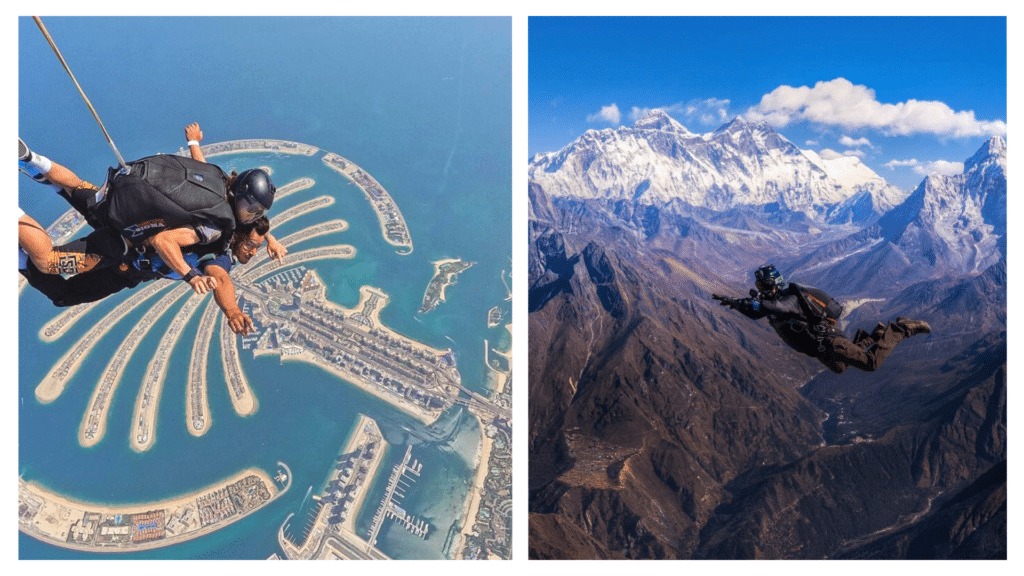 How DANGEROUS is SKYDIVING? The 10 best places in the world for skydiving.