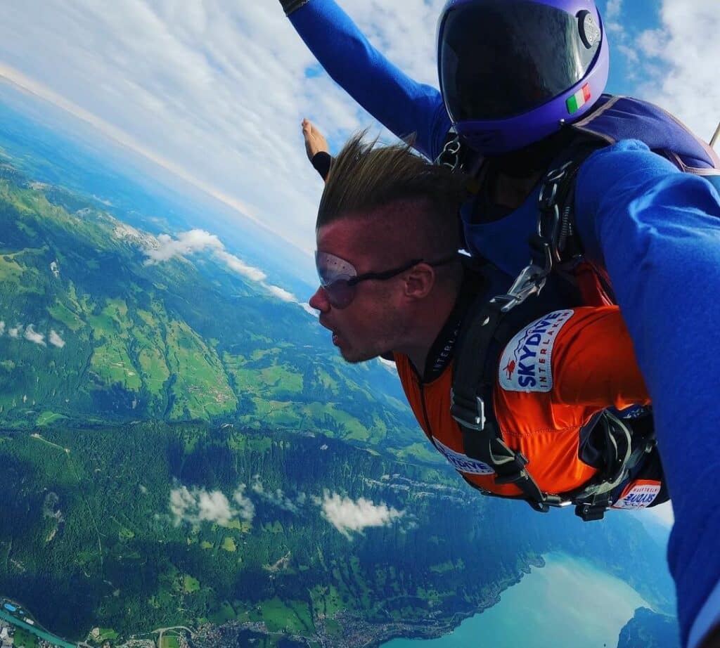 Interlaken is one of the best places in the world for skydiving.