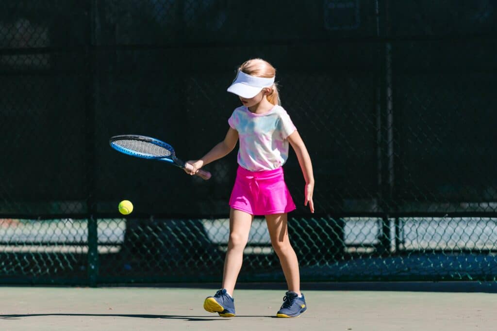 Tennis helps kids with agility, finesse, and strategy.