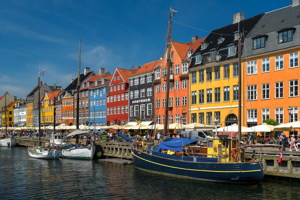 Denmark is one of the best countries in the world for solo travel. Pictured is Copenhagen.