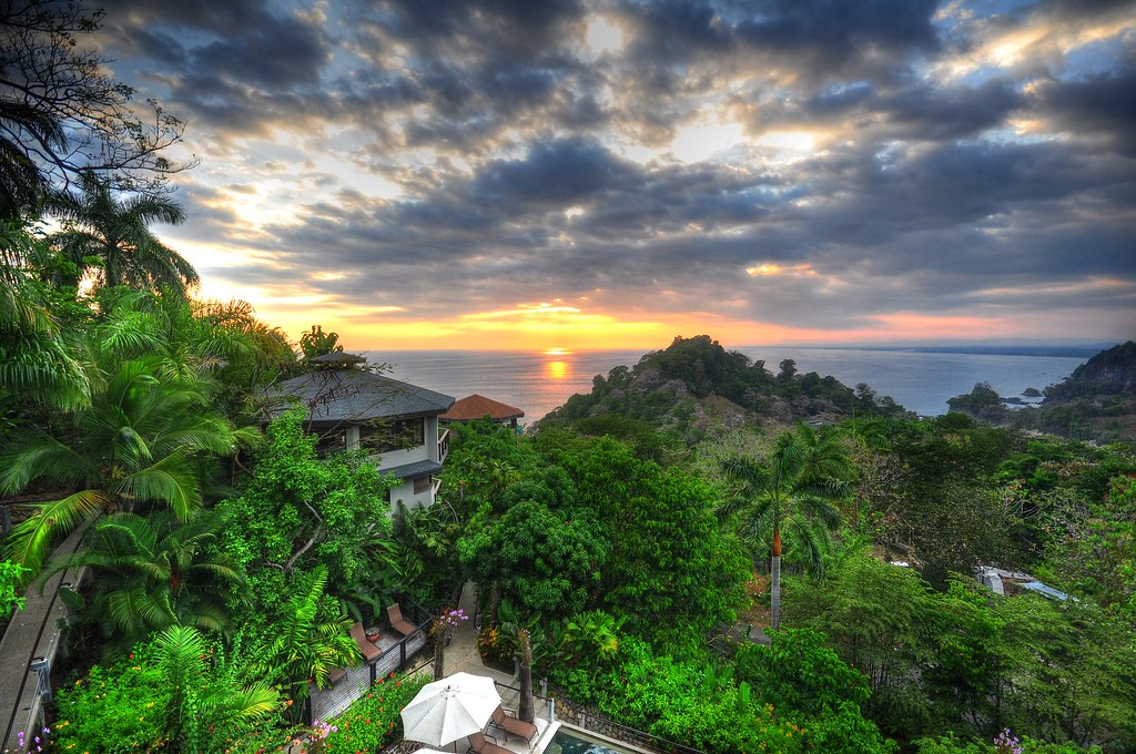 A beautiful sunset in Costa Rica.
