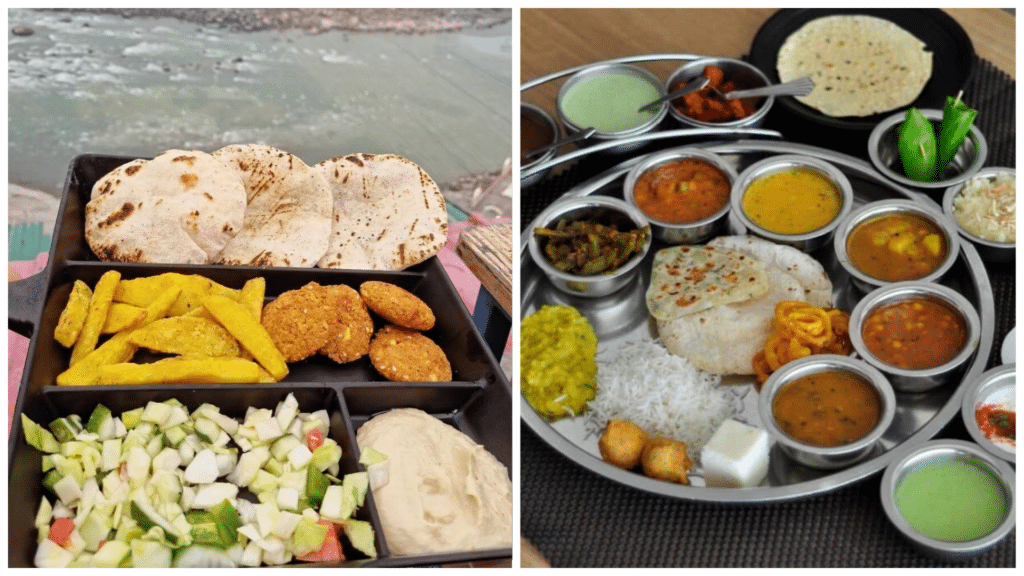 10 best places for vegan food in Rishikesh.