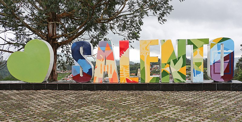 Picture of Salento, Columbia, one of the must-see places in Colombia.