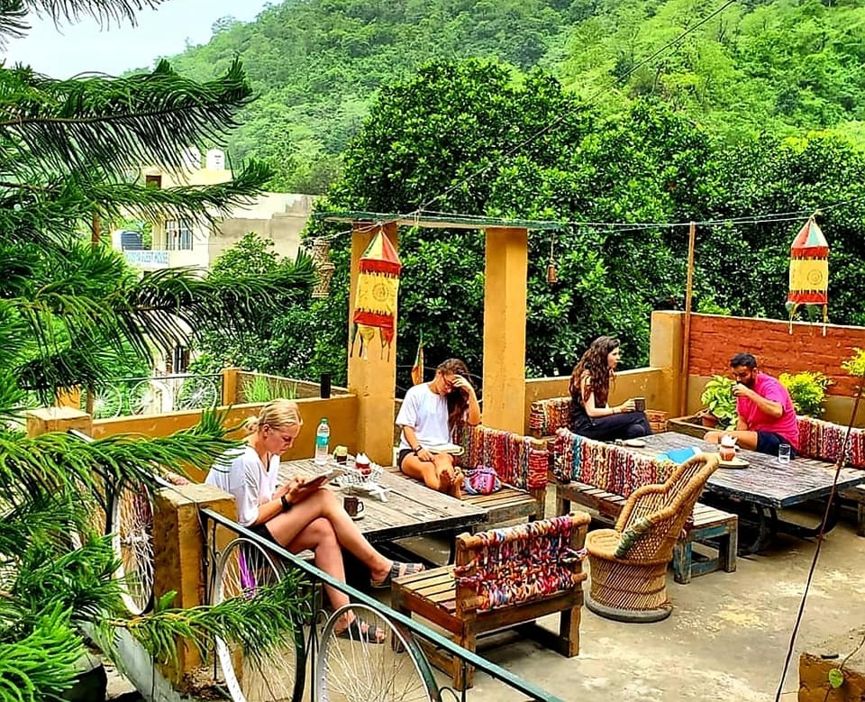 Picture of people chilling in Tulsi Restaurant