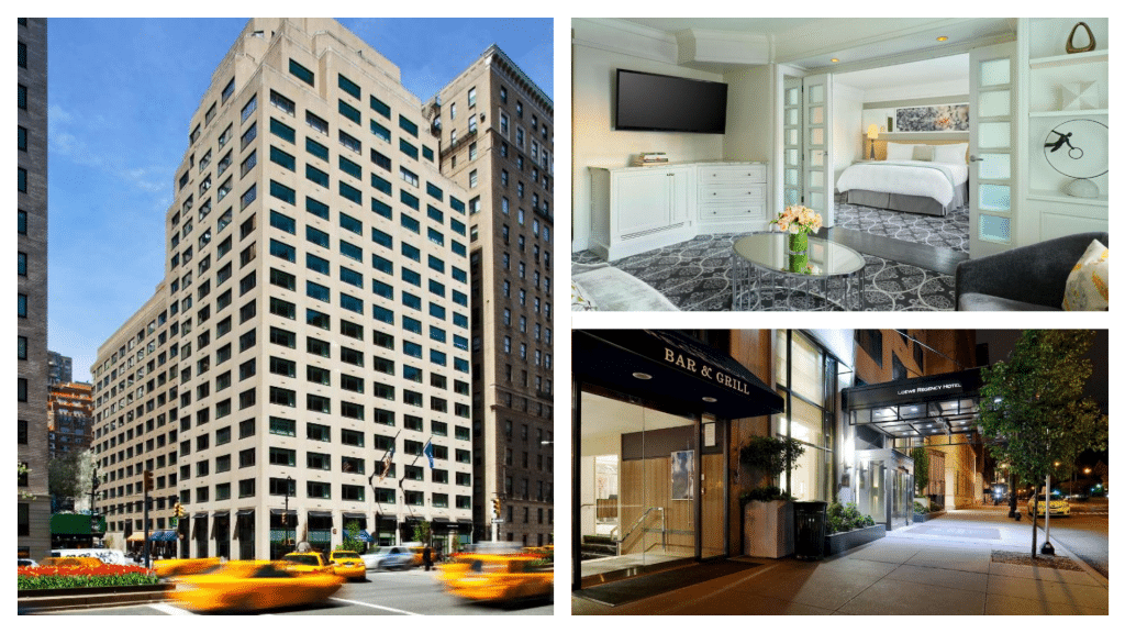 Picture of a luxury room in Loews Regency. One of the best luxury spa hotels in New York.